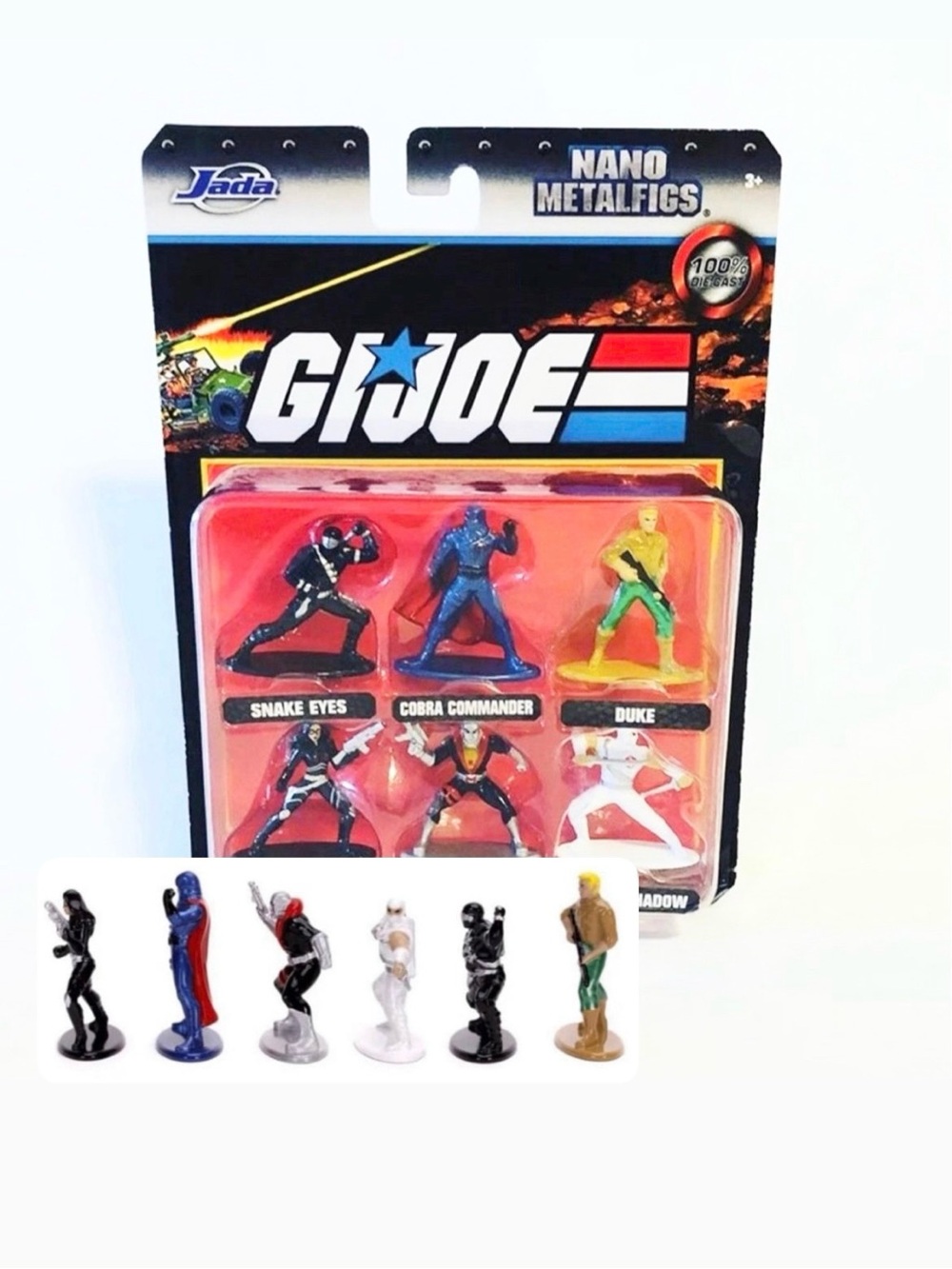 Jada Toys G.I. Joe 1.65" Die-cast Metal Figures 6-Pack